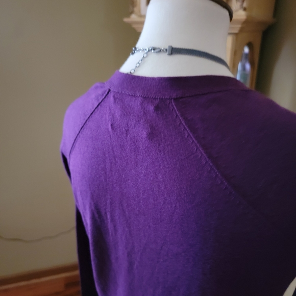 A/X ARMANI EXCHANGE | PURPLE CARDIGAN - Picture 12 of 14